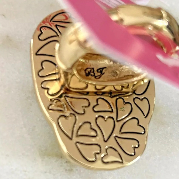 BETSEY JOHNSON Mexican Sugar Skull El Dia de los Muertos Adjustable Ring NEW NWT - Picture 3 of 3